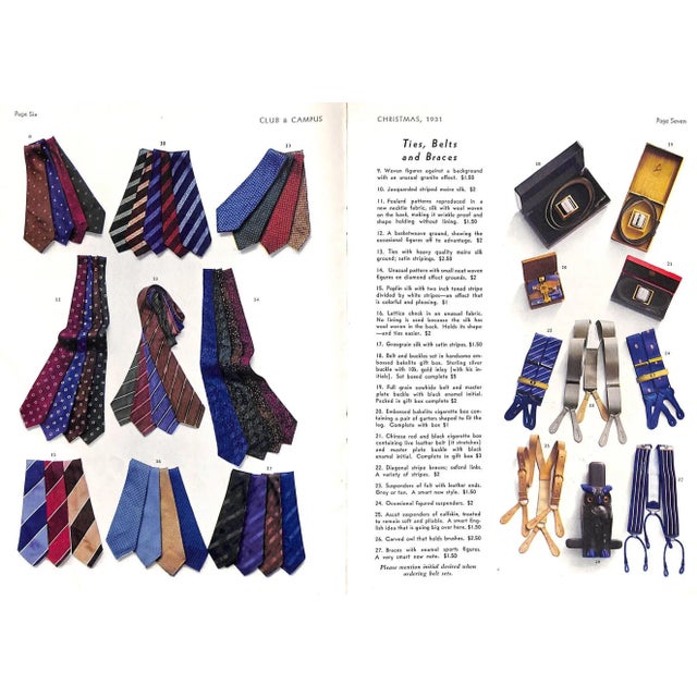 Club & Campus Christmas 1931 Gifts For Men For Sale - Image 10 of 11