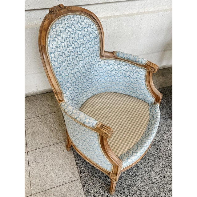 19th Century Louis XV Bergère Armchairs - A Pair For Sale - Image 12 of 13