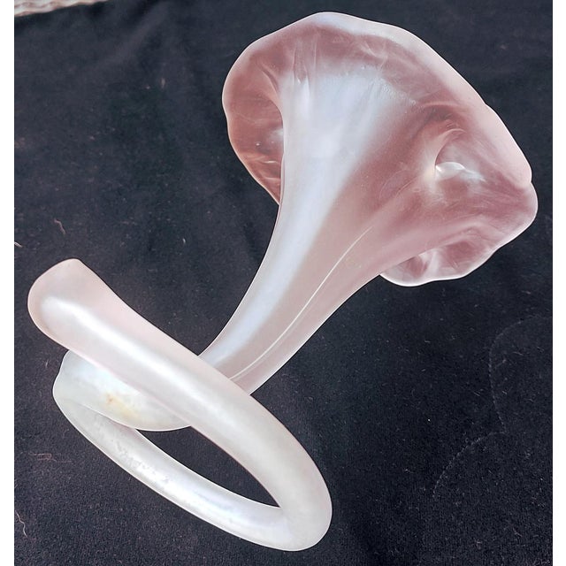 Vintage Frosted Glass Vase by Stiver, Italy, 1970 For Sale - Image 16 of 17