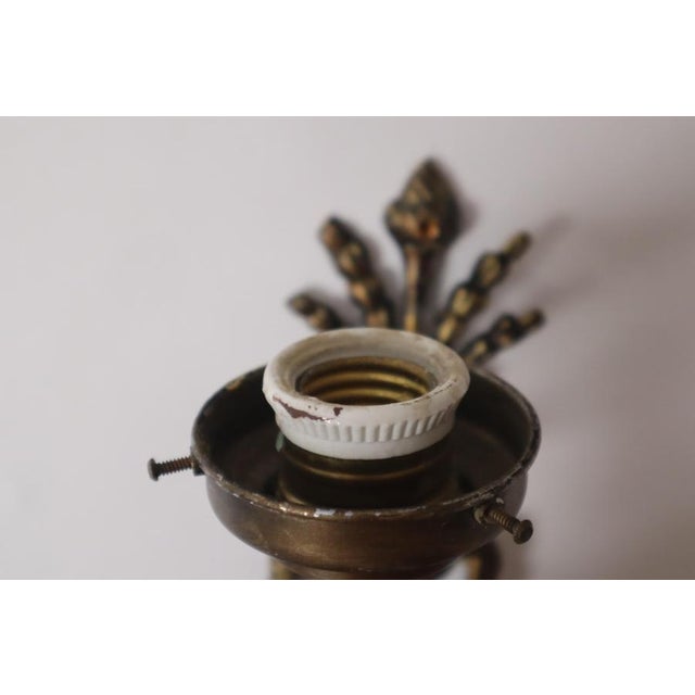 Art Nouveau Figural Wall Sconces of Sailor and Female Farmer, France, 1890, Set of 2 For Sale - Image 17 of 18