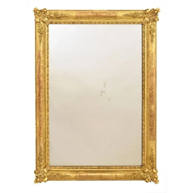 Antique Gold Leaf Mirror, 1840 For Sale - Image 11 of 11