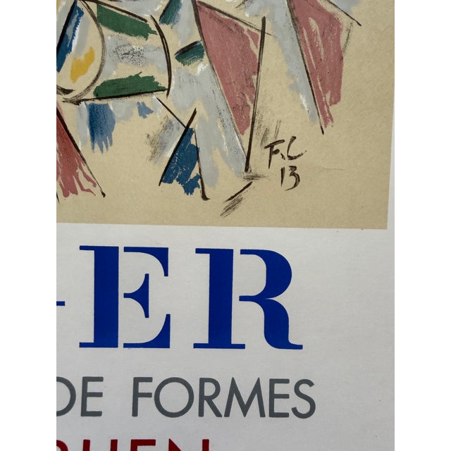 Paper Fernand Léger (1881–1955), Contrastes De Formes Exhibition Poster (1962) For Sale - Image 7 of 13