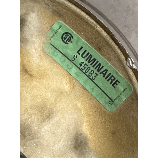 Metal Vintage Luminaire Italian Style Solid Brass Flush Mount For Sale - Image 7 of 7