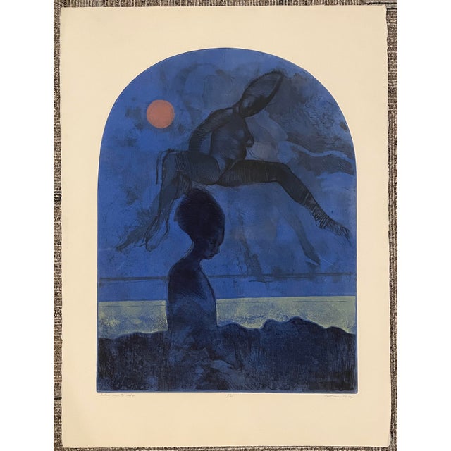 1970 William Patterson Salome Modern Etching For Sale - Image 4 of 4