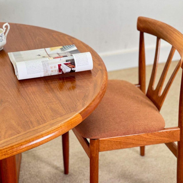 Wood Extending Dining Table by Laurits M. Larsen For Sale - Image 7 of 9