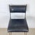 Vintage Studio-Made Sculptural Iron Counter Stool With Black Leather Seat For Sale - Image 4 of 18