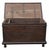 Large Antique European Oak Coffer, 18th Century For Sale - Image 5 of 14