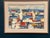 Original Scandinavian Oil on Canvas – “Abstract Harbour Motif” by Unknown Artist – Signed – Vintage & Framed – 73 × 53 cm...