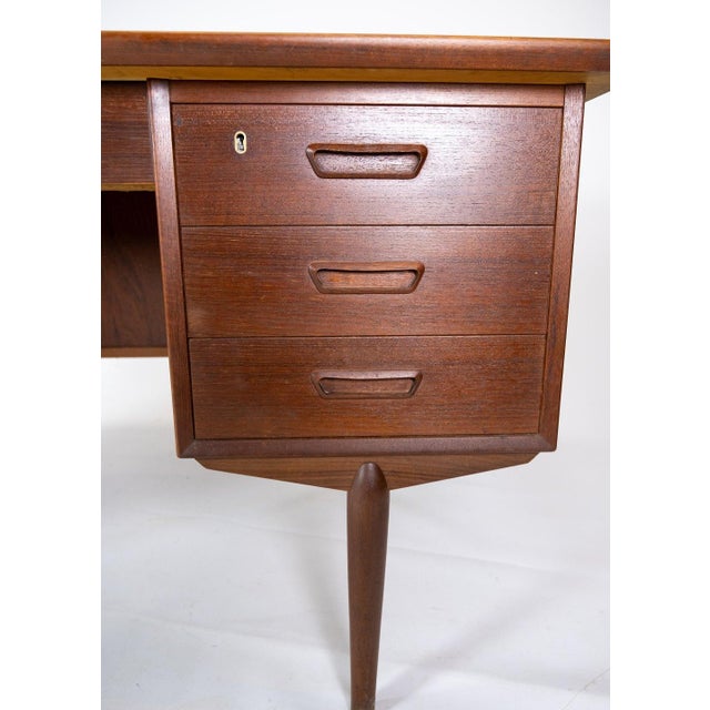 Wood Danish Teak Desk, 1960s For Sale - Image 7 of 11