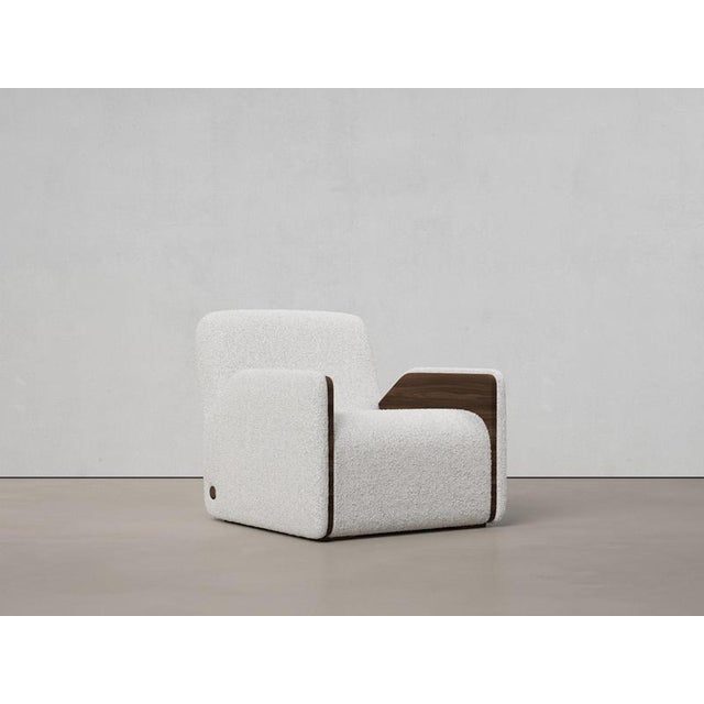 Oscar Chair by Haymann Editions Dimensions: D 103.2 x W 75 x H 79.5 cm. Materials: Upholstery, walnut. Oscar is a tribute...