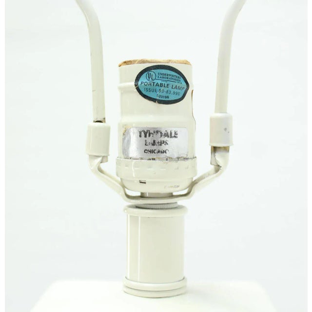 Mid 20th Century Vintage Mid Century Twisted Column Square Base Floor Lamp For Sale - Image 5 of 7