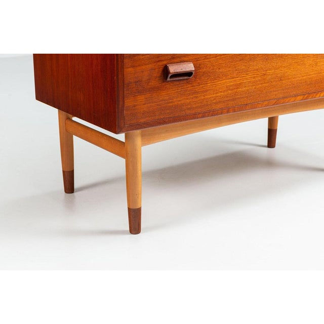 Chest of Drawers in Teak by Børge Mogensen for Soborg Mobelfabrik, Denmark, 1960s For Sale - Image 11 of 13