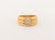 Contemporary Vintage Modernist 18k Yellow Gold Diamond Band Ring For Sale - Image 3 of 7