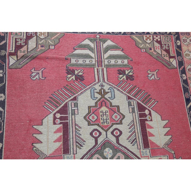 1990s Vintage Handwoven Kilim Rug For Sale - Image 12 of 12