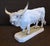 Hand-Painted Porcelain Long Horn Bull Figurine from Herend, 1970s, in Very Good conditions. Designed 1970 to 1979 This...