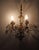 Venetian Hollywood Regency Chandelier with Crystal Glass & Leaves, 1950s For Sale - Image 13 of 18