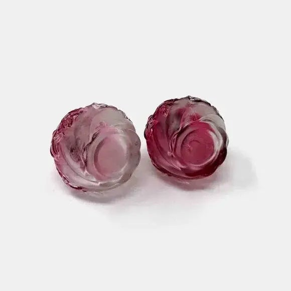 Victorian Antique Northwood Royal Ivy Rubina Salt and Pepper Shakers For Sale - Image 3 of 4