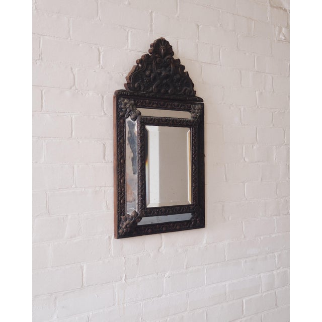 19th Century Napoleon III Repoussé Mirror For Sale - Image 5 of 8