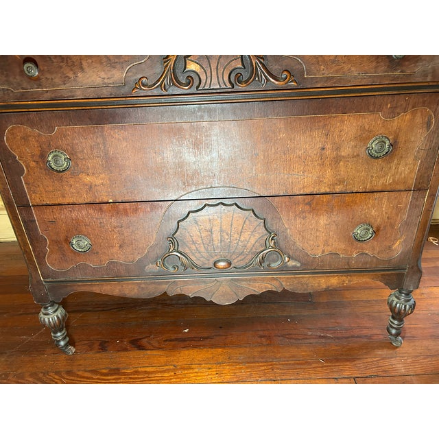 1930s Dresser With Mirror For Sale - Image 12 of 12