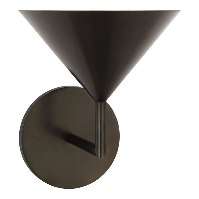 Paloma Contreras for Visual Comfort Signature Orsay Small Single Sconce in Bronze For Sale
