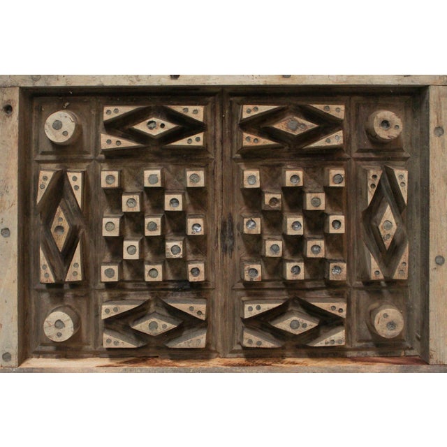 Contemporary Symmetrical Squares and Diamond Pattern Wall Art Architectural Fragment For Sale - Image 3 of 10