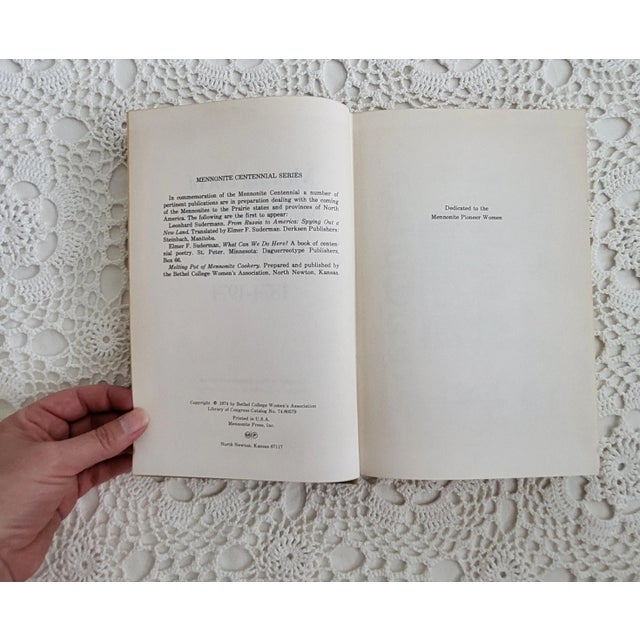 Farmhouse Melting Pot of Mennonite Cookbook, 1874-1974 For Sale - Image 3 of 11