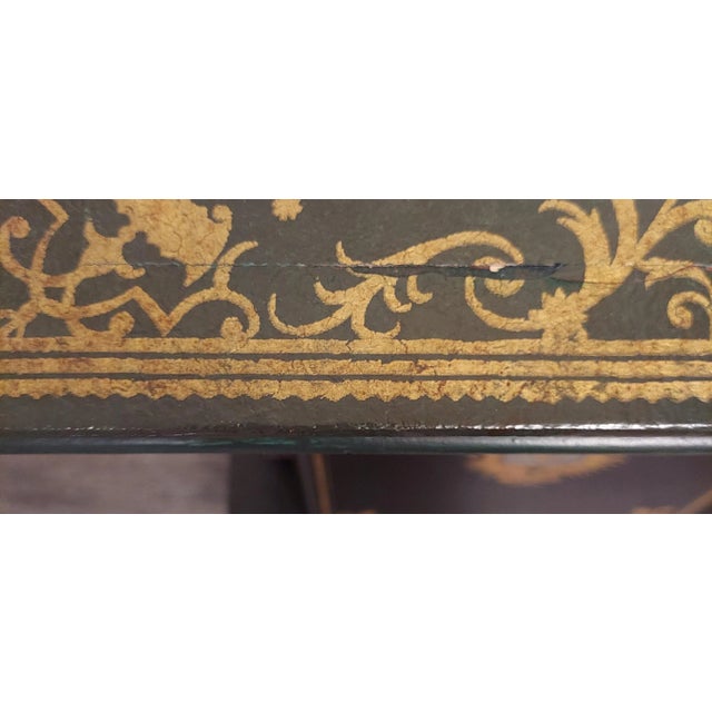 Brown 1960s Maitland Smith Leather Stack of Books Style Side Table For Sale - Image 8 of 10