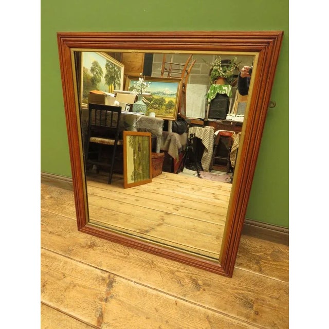 A superb large oak framed gwr mirror, reputed to have come from paddington station. the mirror dates to the latter half of...