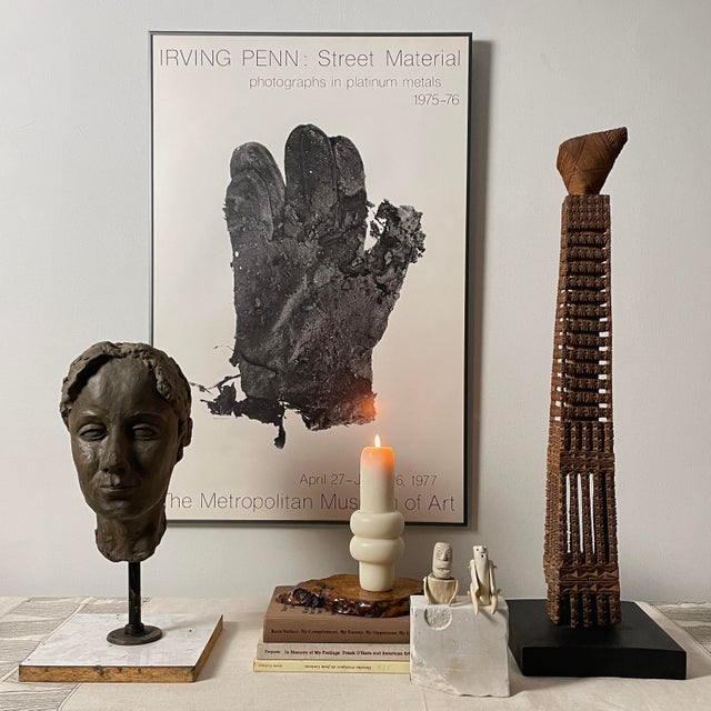 1977 Original Irving Penn MET Exhibition Print, Framed. Original print for the Irving Penn: Street Material, Photographs...