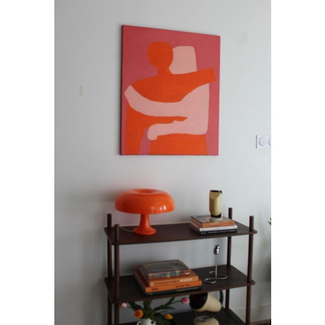 Bodasca, Can I Hold You Orange Version, 2025, Acrylic on Canvas For Sale - Image 11 of 12