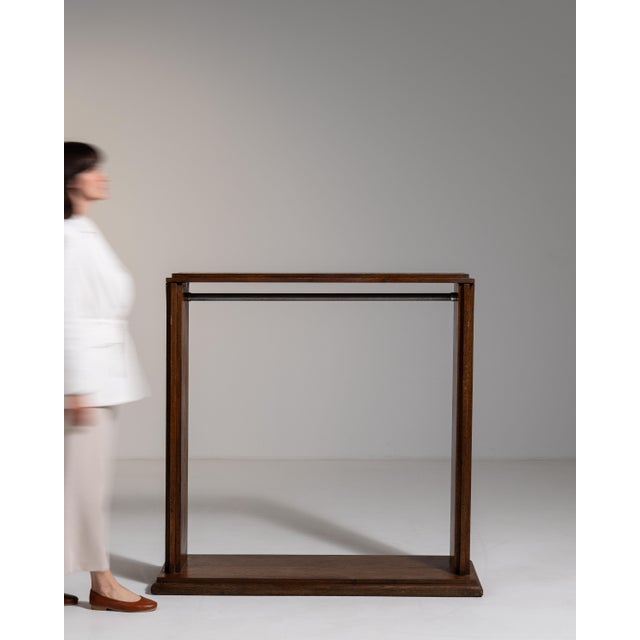 White 1920s France Art Deco White Wood Coat Rack For Sale - Image 8 of 15