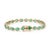 Classic 7.8ct Pear Emerald Tennis Bracelet in 14k Yellow Gold by VRJewels For Sale - Image 9 of 18