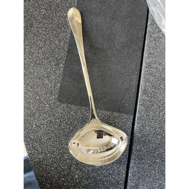 1990s Silver-Plated Punch Bowl Set For Sale - Image 9 of 9