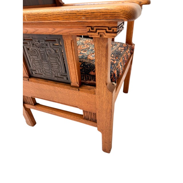 Arts & Crafts Art Nouveau Armchair from Carel Adolph Lion Cachet, 1900s For Sale - Image 11 of 12