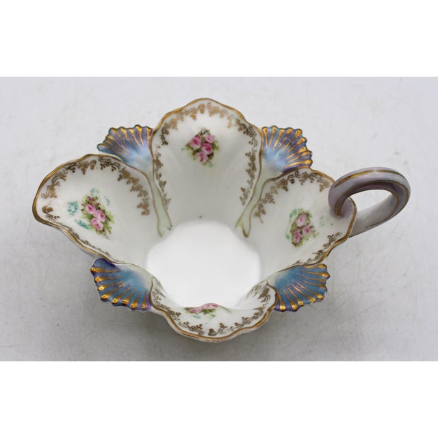 Late 19th Century Late 19th Century Porcelain Sauce Boat & Undertray by R. S. Prussia For Sale - Image 5 of 8