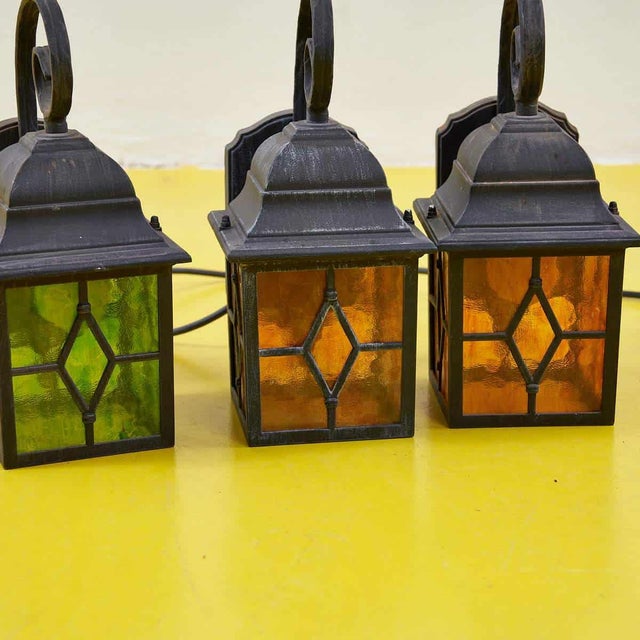 These charming vintage lamp posts, dating back to the 1960s, are a perfect example of retro design. Crafted from sturdy...