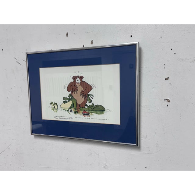 Design Plus Gallery presents a Circa 1983 Robert Marble "Alligators" Offset Lithograph + Signed Edition 631 of 750....