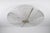 Gold Large Art Deco Metal and Glass Flush Mount, Germany, 1940s For Sale - Image 8 of 13