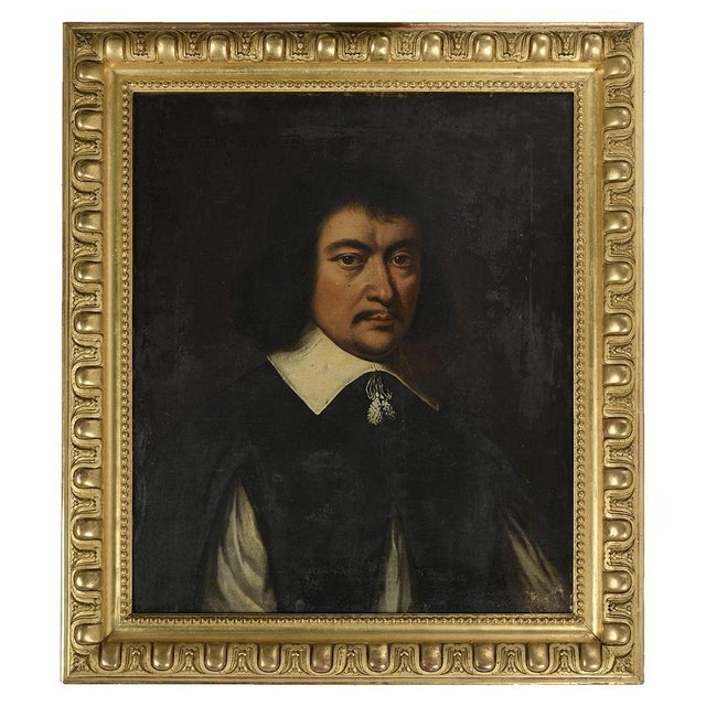 Gentleman, Oil on Canvas, 17th Century, Framed For Sale - Image 7 of 7