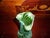Antique Art Nouveau Lotze Green Art Glass Hand Blown Vase Attributed For Sale In Columbia, SC - Image 6 of 6