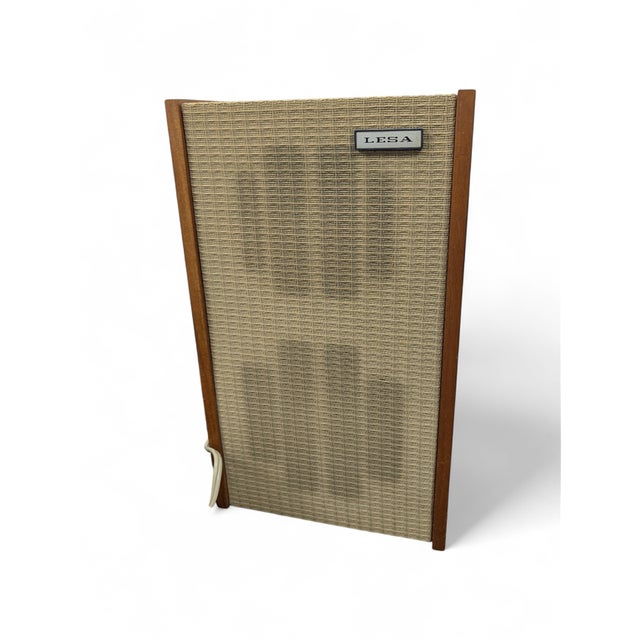 Vintage Lesa Milano HF 800/Cn Turntable with Speakers, 1970s, Set of 3 For Sale - Image 4 of 7