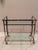 Brass and Tinted Glass Midcentury Modern Barcart For Sale - Image 13 of 15