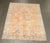 Folk Art Vintage Zabihi Collection Peach Orange Turkish Anatolian Mermaid Rug - 5'8" x 7'4" For Sale - Image 3 of 11