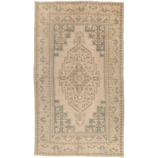 Vintage Turkish Oushak Rug - 07'05 X 12'10 For Sale - Image 9 of 9