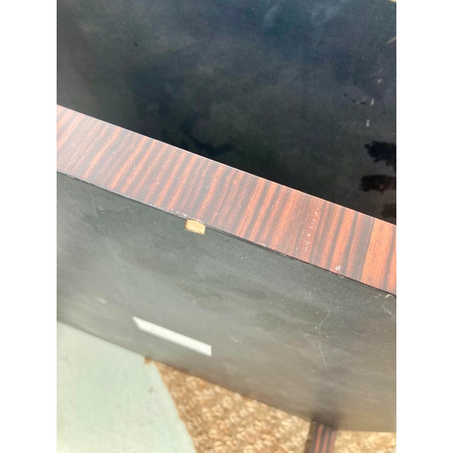 Todd Hase Michel Macassar Ebony Side Table (Original Floor Sample) For Sale - Image 11 of 12