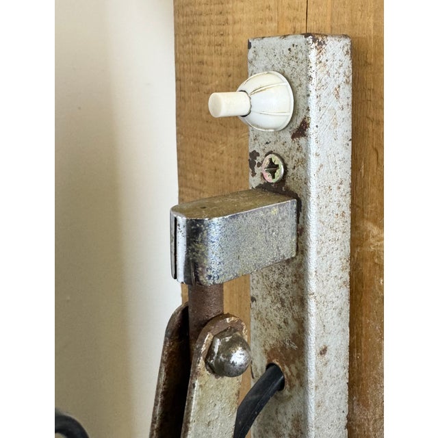Industrial Midcentury Scissor Wall Lamp, 1950s For Sale - Image 11 of 18