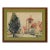 Mid-Century California Mission Landscape Watercolor For Sale