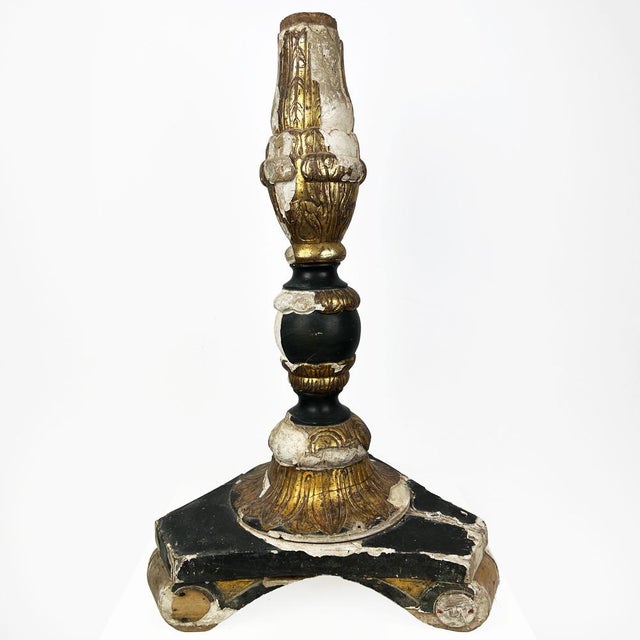 Large Salvaged Gilt Wood Fragment, 1700s For Sale - Image 12 of 12