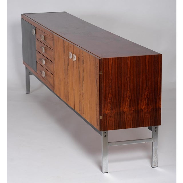 Dutch Rosewood Sideboard by Fristho Franeker, 1960s For Sale - Image 6 of 16