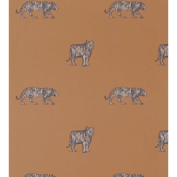 Eye of the Tiger Wallpaper by Caselio Nursery Wallpaper | Chairish